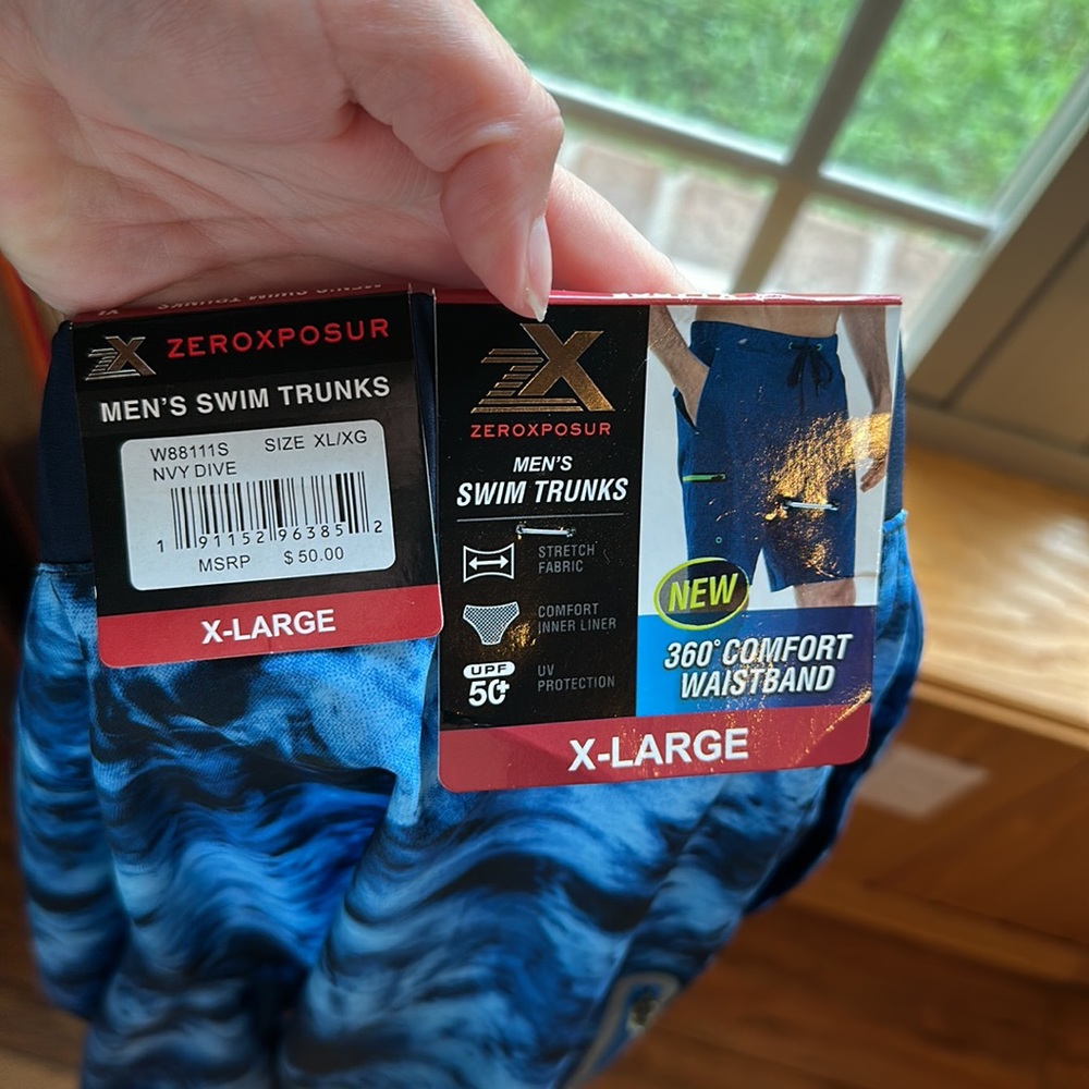 NWT ZeroXposur Men’s Swim Trunks - Picture 7 of 8